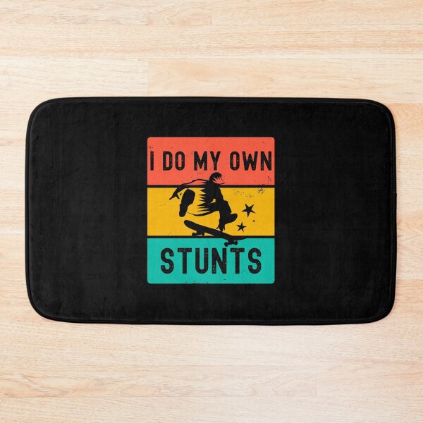 Item preview, I Do My Own Stunts Funny Injury Get well Skateboard T-Shirt designed and sold by thegoodplan.