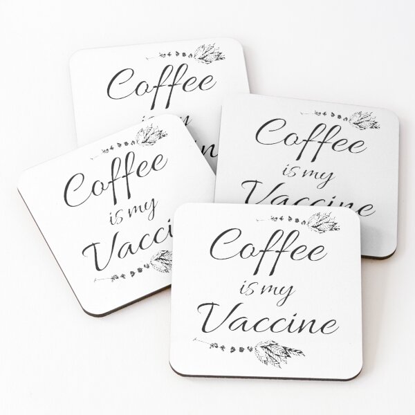 Item preview, Coffee Is My Vaccine - Coffee Is My Happiness - Coffee Joke designed and sold by shellagrash.