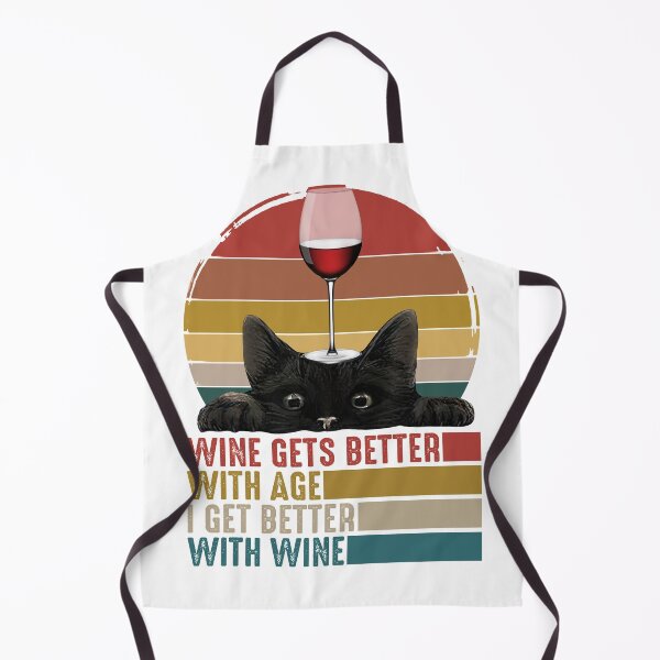 Item preview, Pet Funny Wine gets better with age I get better with wine cat with wine, Shirt, T-shirt designed and sold by PamelaMeister20.