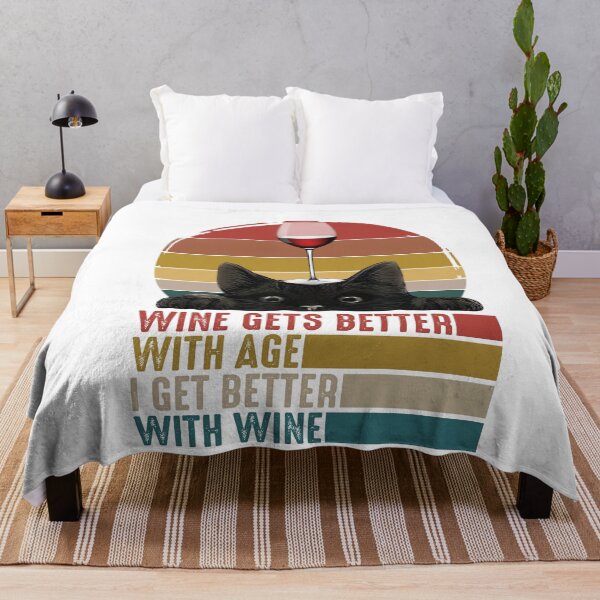 Item preview, Pet Funny Wine gets better with age I get better with wine cat with wine, Shirt, T-shirt designed and sold by PamelaMeister20.