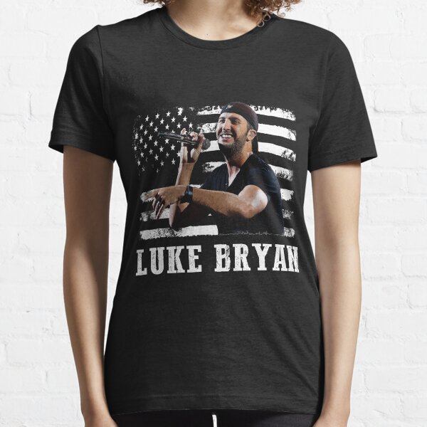 Distressed American Flag Musik Luke Legend Essential T-Shirt
