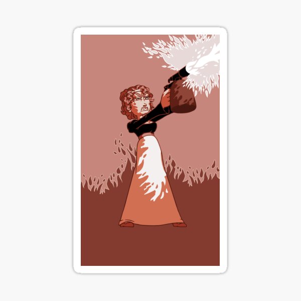 UNEARTH Alice Aflame Sticker