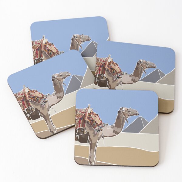 Item preview, “Camel and the Pyramids” No. 1 | Giza, Egypt  designed and sold by LiseHoltArt.