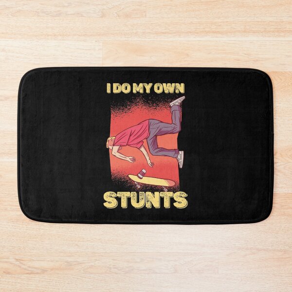 Item preview, I Do My Own Stunts Funny Injury Get well Skateboard T-Shirt designed and sold by thegoodplan.