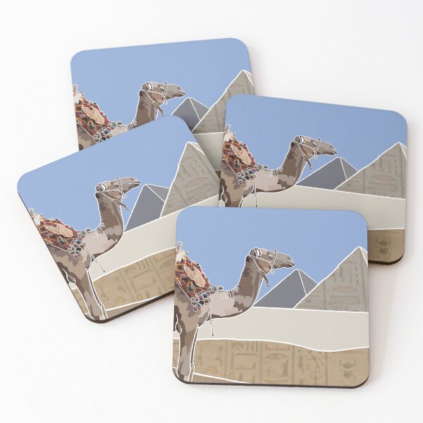 Item preview, “Camel and the Pyramids” No. 2 | Giza, Egypt  designed and sold by LiseHoltArt.