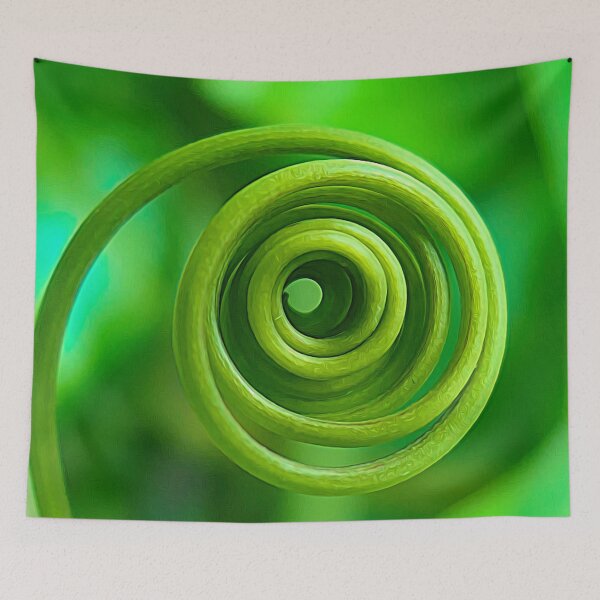 Item preview, Manipulated Passion flower spiral designed and sold by Rachael Atkins.