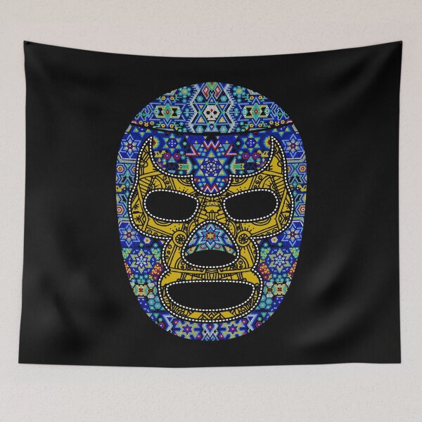 Item preview, huichol luchador mexican designed and sold by FRZVII.