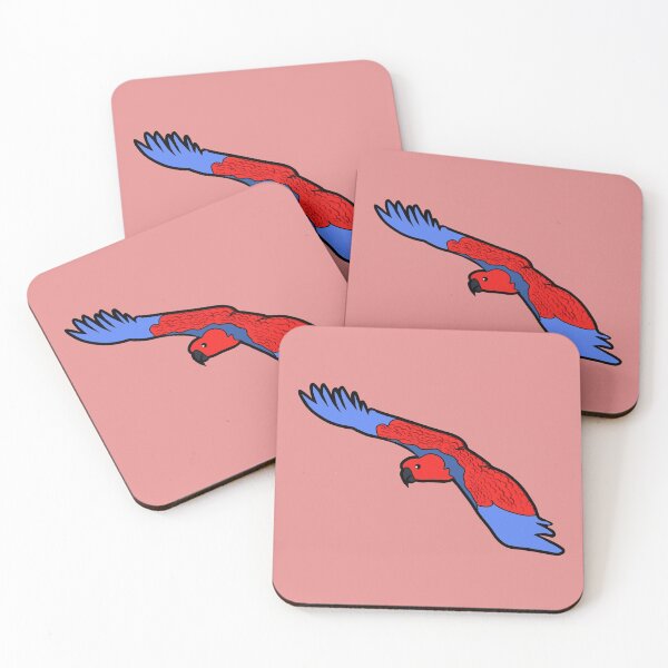 Item preview, Eclectus Parrot Illustration Sticker  designed and sold by Ayarat Burke.