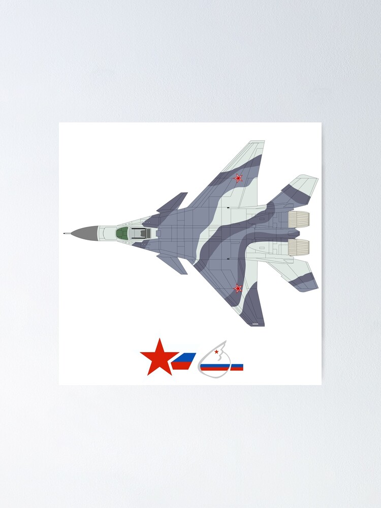 24/" x 16/" Poster MIG29 POLISH Military Fighter Jet