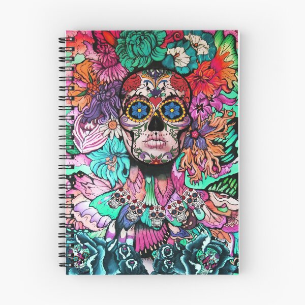 Item preview, Cinco De Mayo Day of The Dead Lady Skull designed and sold by StickerArtwork.