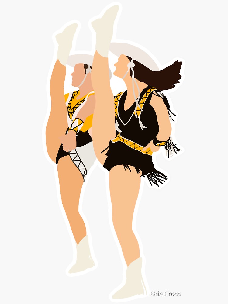 Apache Belles High Kick Sticker For Sale By Brie Cross014 Redbubble