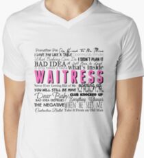 Camiseta para hombre de cuello en v Camarera Original Cast Recording