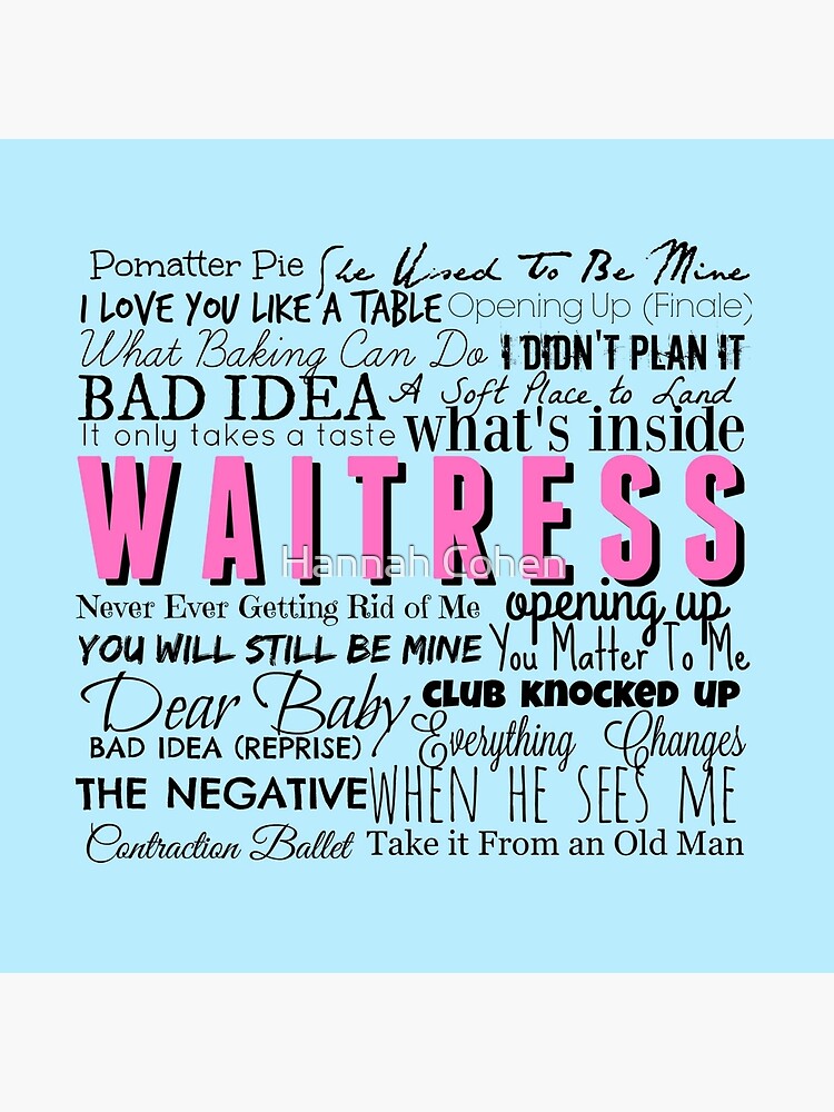 Waitress Original Cast Recording by uncured