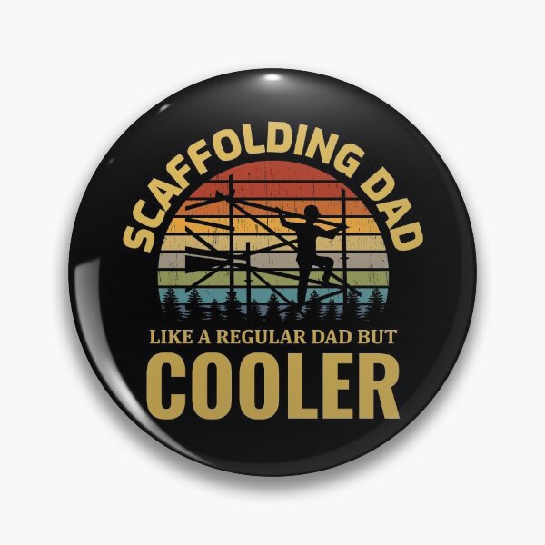 Item preview, Scaffolder Scaffold Scaffolding Dad Fathers day Vintage Retro designed and sold by CuteDesigns1.