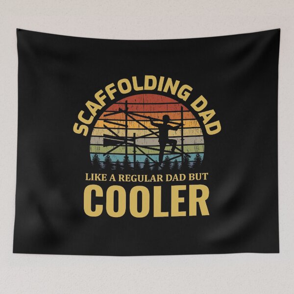 Item preview, Scaffolder Scaffold Scaffolding Dad Fathers day Vintage Retro designed and sold by CuteDesigns1.