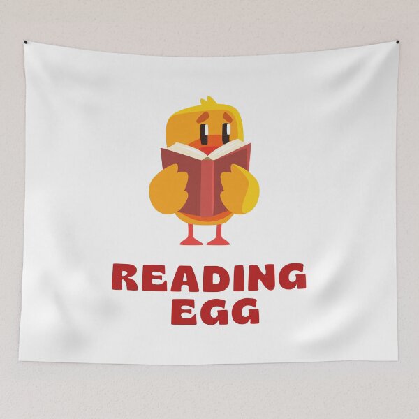 Item preview, Funny Reading Eggs themed design for book lovers designed and sold by PeaceyArt.