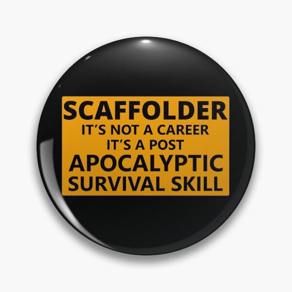Item preview, Scaffolder Scaffold Builder Scaffolding Platform Worker Funny Sayings designed and sold by CuteDesigns1.