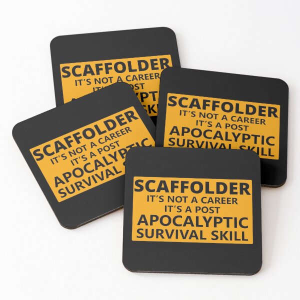 Item preview, Scaffolder Scaffold Builder Scaffolding Platform Worker Funny Sayings designed and sold by CuteDesigns1.