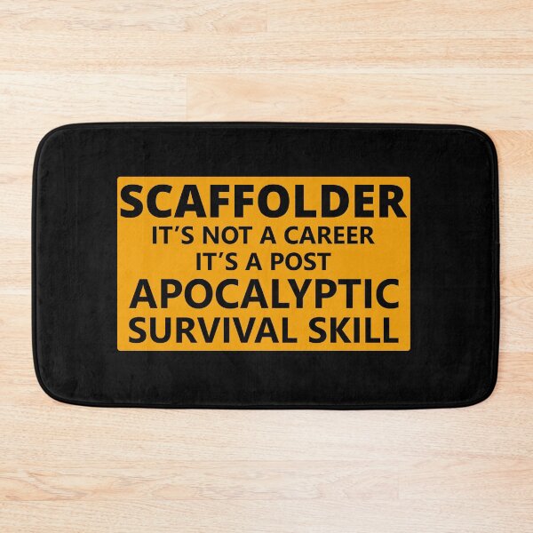 Item preview, Scaffolder Scaffold Builder Scaffolding Platform Worker Funny Sayings designed and sold by CuteDesigns1.
