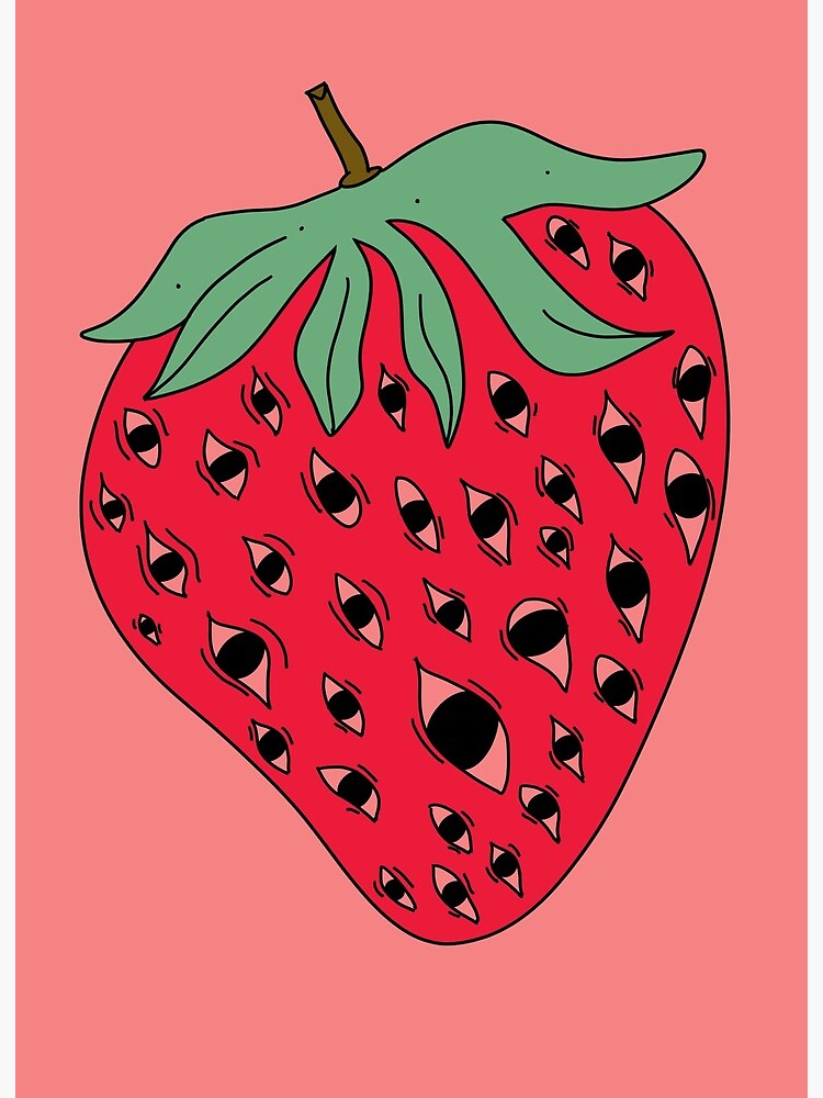Strawberry with eyes Strawberry with eyes