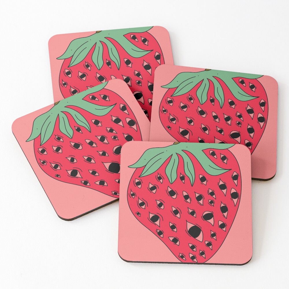 Strawberry with eyes Strawberry with eyes