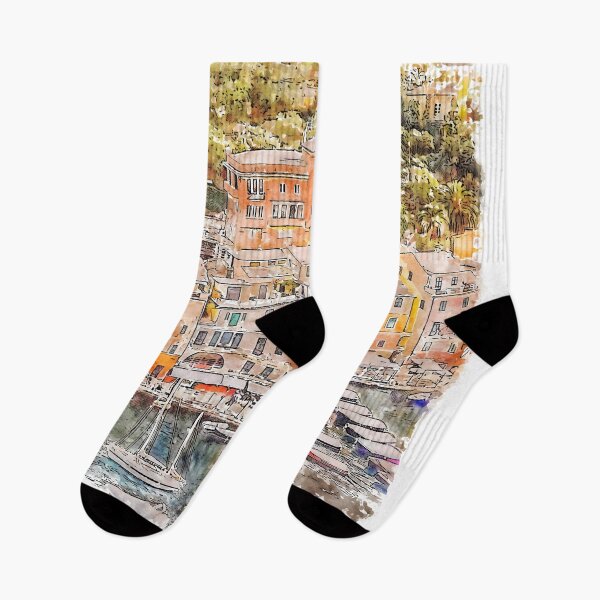 Item preview, Portofino Italy Watercolor designed and sold by VerboShop.