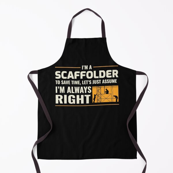 Item preview, Scaffolder Scaffold Builder Scaffolding Platform Worker Funny Sayings designed and sold by CuteDesigns1.