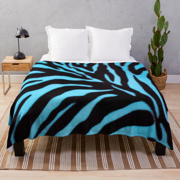 Item preview, Blue Zebra Print Background designed and sold by Chantelle  Spies.