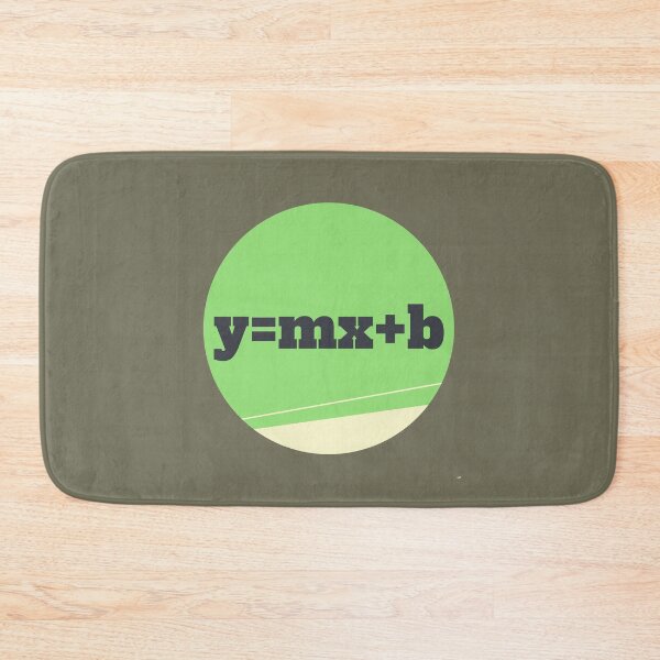 Item preview, y = mx + b, slope intercept formula - green designed and sold by Chubuter.