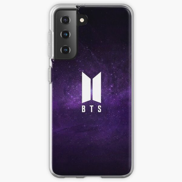Galaxia del logotipo de BTS Funda blanda para Samsung Galaxy