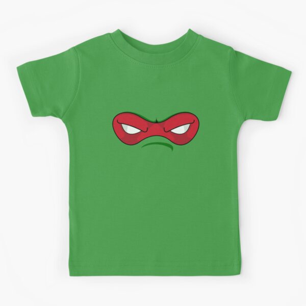 Childs Teenage Mutant Ninja Turtles Leonardo Eye Mask Costume Shirt Medium 8-10