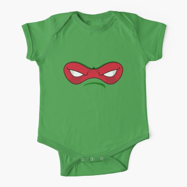 Teenage Mutant Ninja Turtles - RAPHAEL MASK Tshirt T-shirt Short Sleeve Baby One-Piece