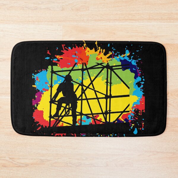 Item preview, Scaffolder Scaffold Builder Scaffolding Platform Worker Watercolour designed and sold by CuteDesigns1.
