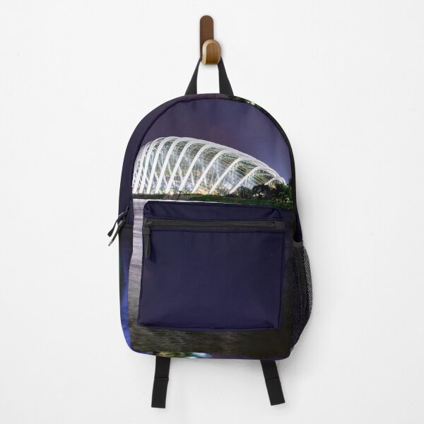 Item preview, Night long exposure photo of singapore river, Flower Dome, Cloud Forest and Gardens by the bay, Singapore designed and sold by Artsy Boulevard.