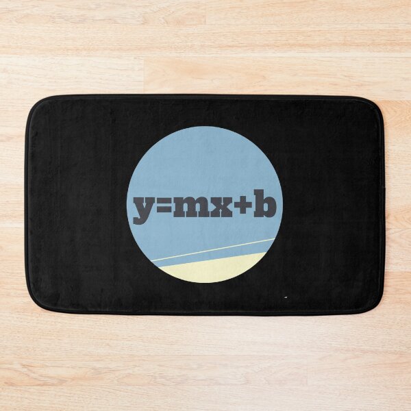 Item preview, y = mx + b, slope intercept formula - blue designed and sold by Chubuter.
