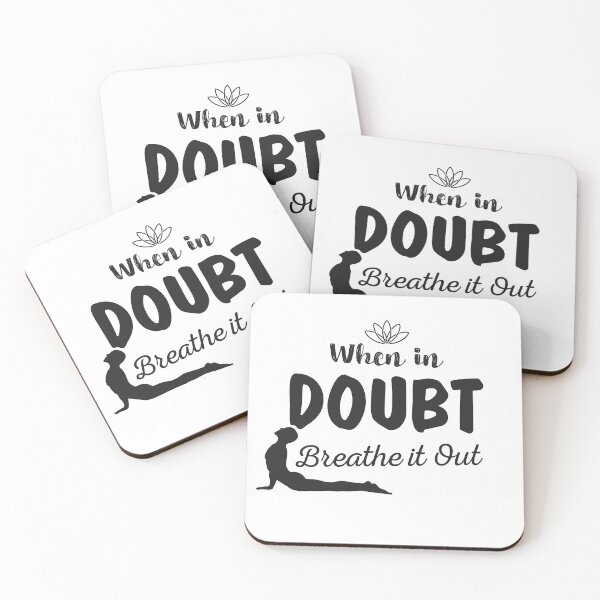 Item preview, Meditation Yoga When In Doubt Breathe It Out Funny Aesthetic designed and sold by jemile.