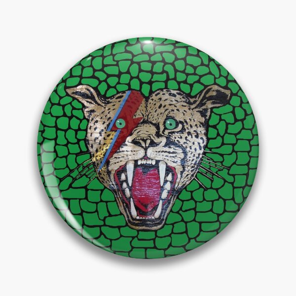 Item preview, Street Walking Cheetah on green designed and sold by mickwarkcup.