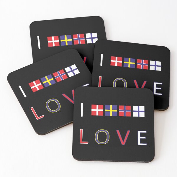 Item preview, I Love Scandinavia Norway Sweden Finland Denmark designed and sold by AndiHK.