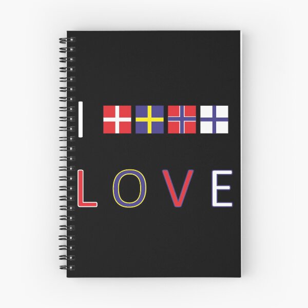Item preview, I Love Scandinavia Norway Sweden Finland Denmark designed and sold by AndiHK.