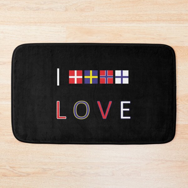 Item preview, I Love Scandinavia Norway Sweden Finland Denmark designed and sold by AndiHK.