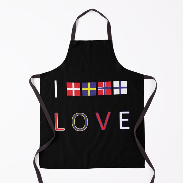 Item preview, I Love Scandinavia Norway Sweden Finland Denmark designed and sold by AndiHK.