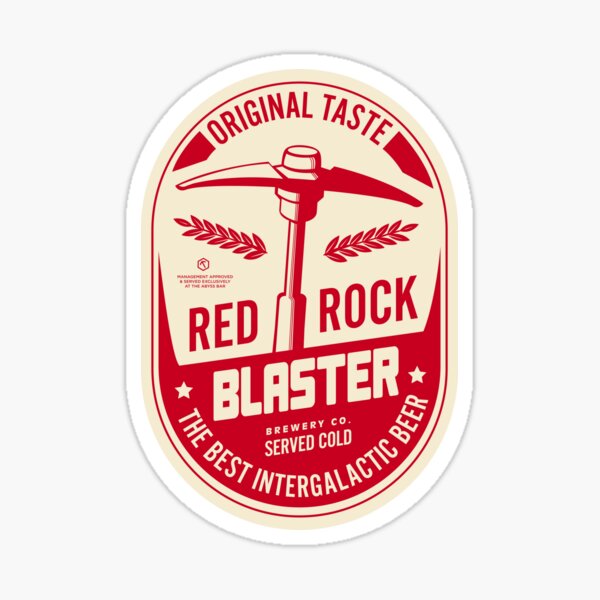 Deep Rock Galactic Red Rock Blaster Sticker