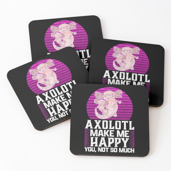 Item preview, Axolotl make me happy amphibian saying designed and sold by madgrfx.