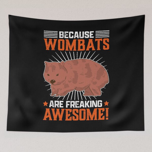 Item preview, Wombat is fantastic marsupial Australia saying designed and sold by madgrfx.