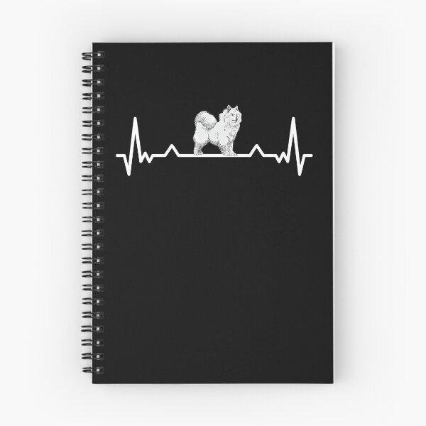 Item preview, Samoyed heartbeat sled dog owner gift designed and sold by madgrfx.
