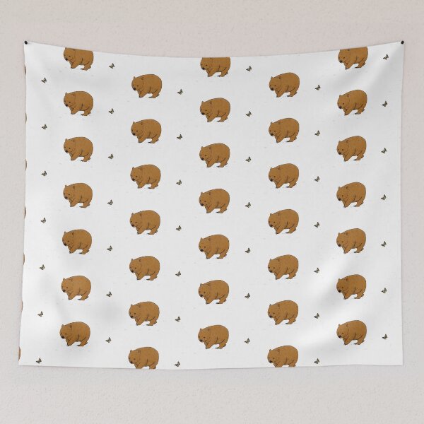 Item preview, A wombat out for a walk drawing design designed and sold by Lonelychiwawa.
