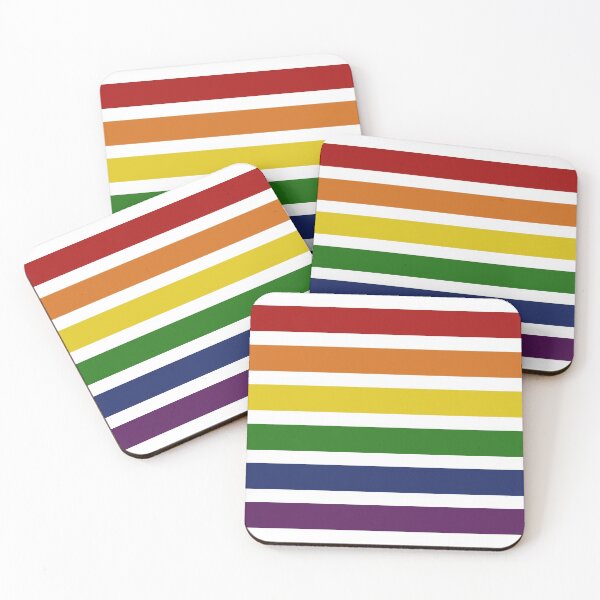 Item preview, Thick Rainbow Stripes Standard Spectrum ROYGBV  designed and sold by autisticcreator.