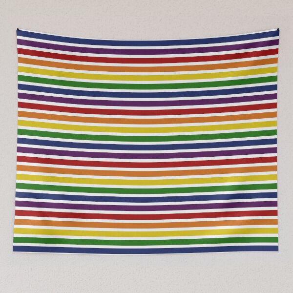 Item preview, Thick Rainbow Stripes Standard Spectrum ROYGBV  designed and sold by autisticcreator.