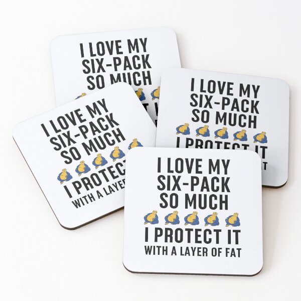 Item preview, I Love My Six Pack  | Six Pack  | Fat | Donut | I Love My Six Pack  | 6 Pack designed and sold by niceb00y.