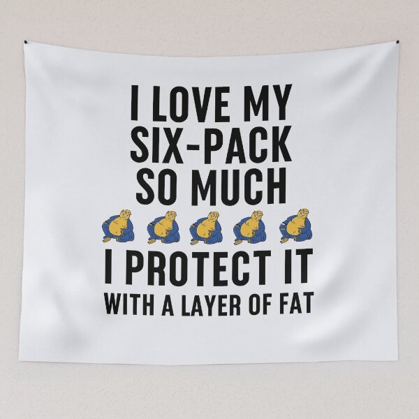 Item preview, I Love My Six Pack  | Six Pack  | Fat | Donut | I Love My Six Pack  | 6 Pack designed and sold by niceb00y.